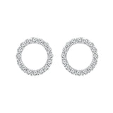 Diamond Fashion Earrings with 0.20ct Diamonds in 9K White Gold - EF-5954-W