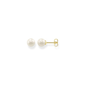 Thomas Sabo Ear Studs Pearl Gold | The Jewellery Boutique