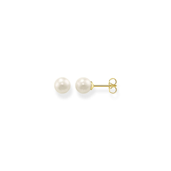 Thomas Sabo Ear Studs Pearl Gold | The Jewellery Boutique