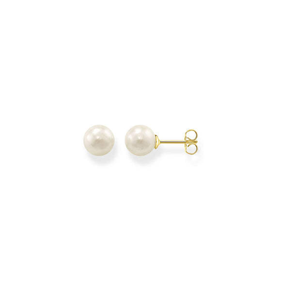 Thomas Sabo Ear Studs Pearl Gold | The Jewellery Boutique