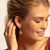 Thomas Sabo Jewellery Royalty Star & Moon Earrings Gold TH2025Y