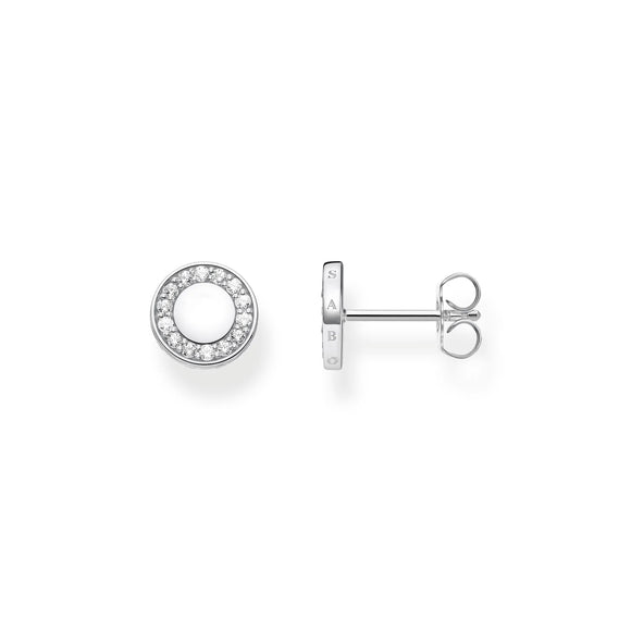 THOMAS SABO Sparkling Circles Silver Earrings TH2061