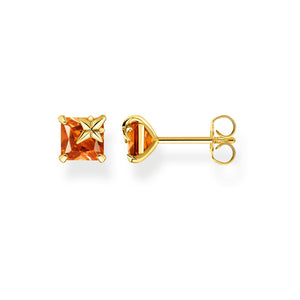 Thomas Sabo Ear Studs Orange Stone | The Jewellery Boutique