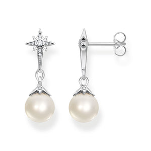 Thomas Sabo Earrings Pearl Star | The Jewellery Boutique