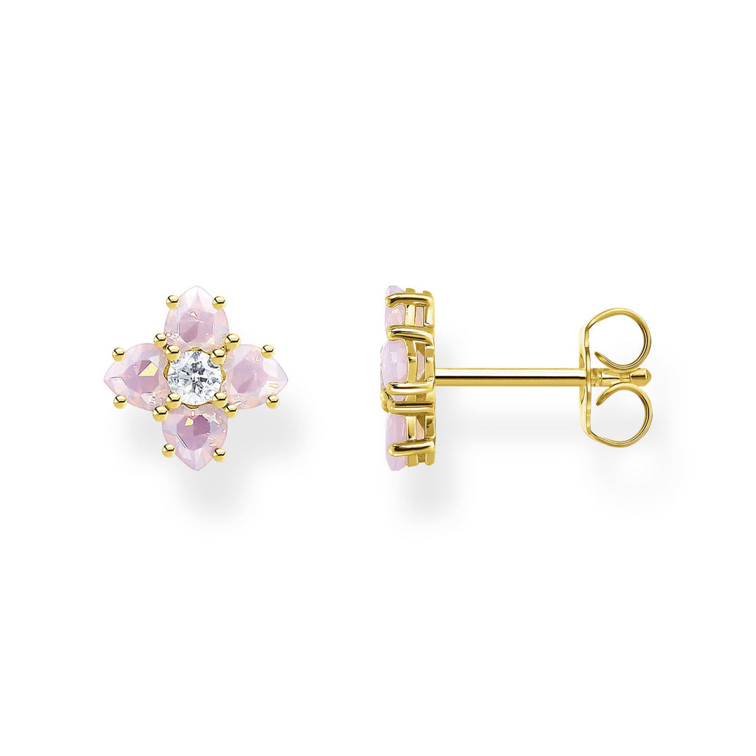 Thomas Sabo Ear Studs Flowers Gold | The Jewellery Boutique