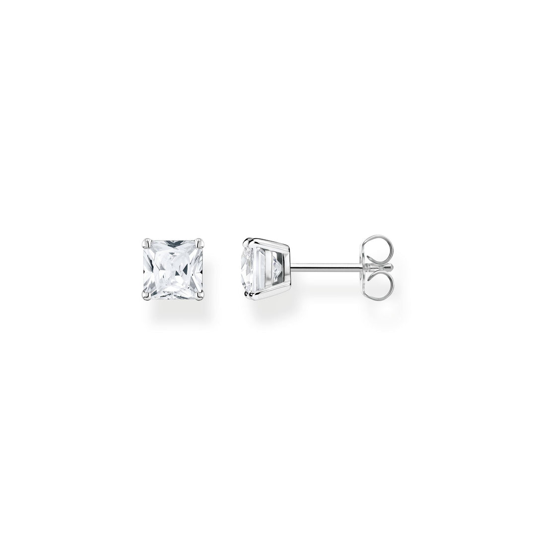 Thomas Sabo Ear studs white stone silver TH2174C