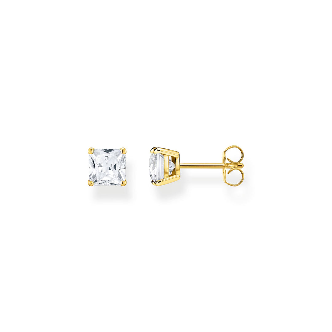 Thomas Sabo Ear studs white stone gold TH2174CY