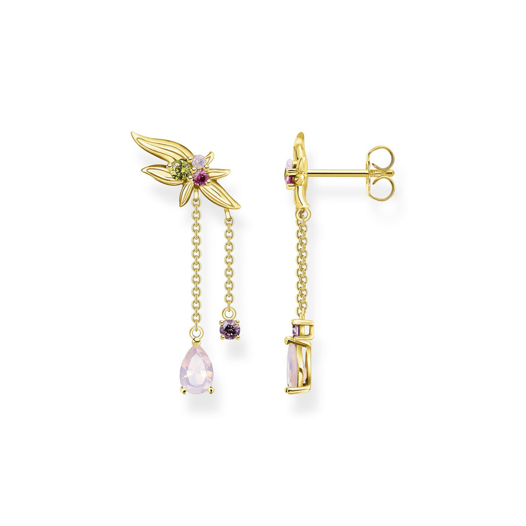 Thomas Sabo Earring Flower Gold | The Jewellery Boutique