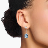 THOMAS SABO Heritage Aqua Stone Drop Earrings TH2177AQ