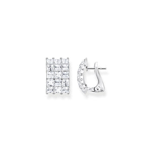 Thomas Sabo Ear clip white stones pavÃ© silver