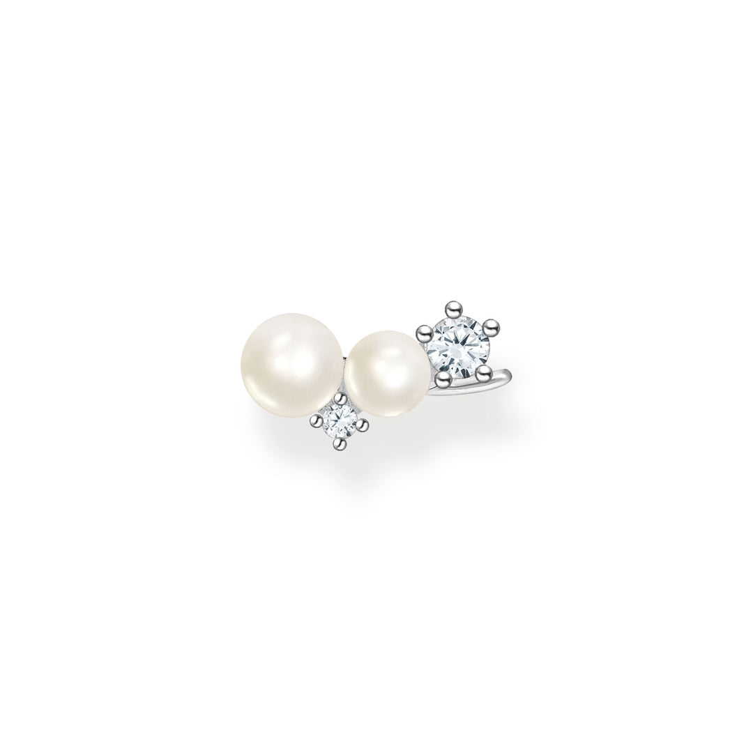 Thomas Sabo Charming Ear Studs Pearls and White Stones Silver TH2211