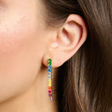 Thomas Sabo Earrings colourful stones gold TH2249MCY