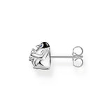 Thomas Sabo Single ear stud penguin with white stone silver TH2258