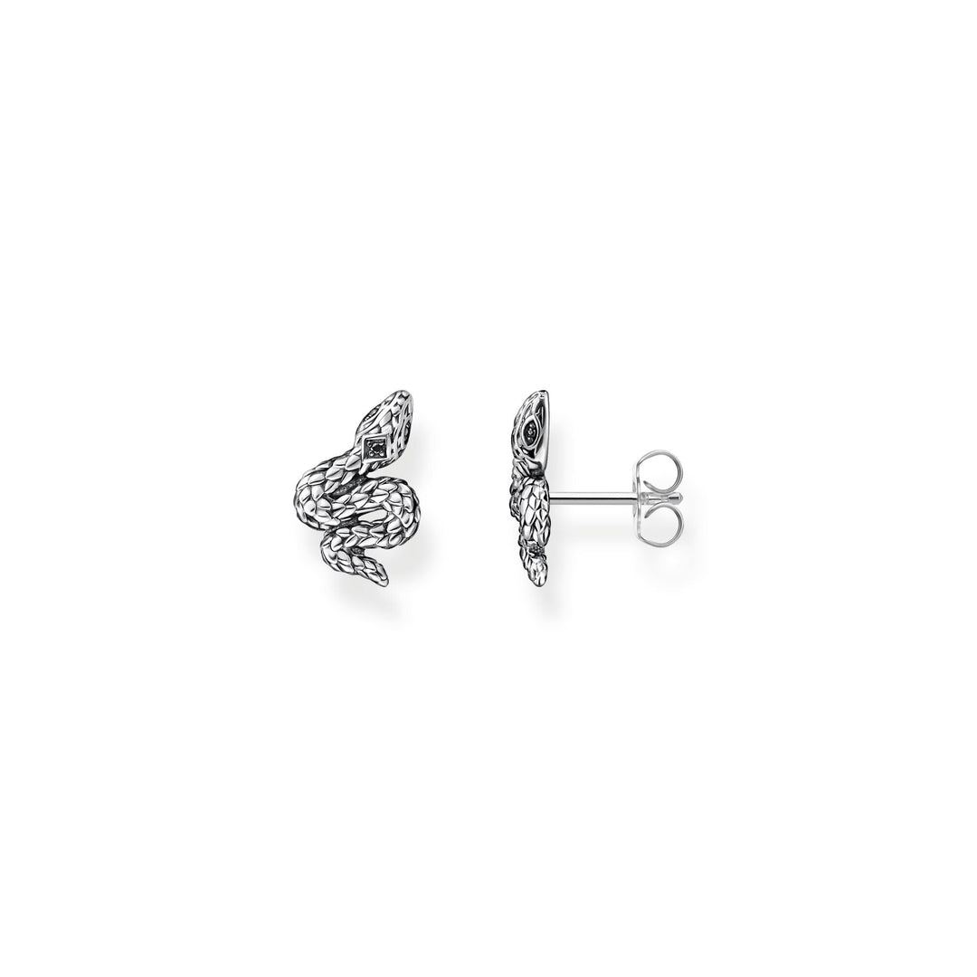 Thomas Sabo Ear studs blackened snake