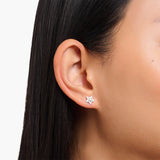 THOMAS SABO Star Ear Studs with White Stones TH2273