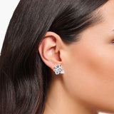 THOMAS SABO Heritage Glam Ear Studs with White Zirconia Stones TH2275CZ