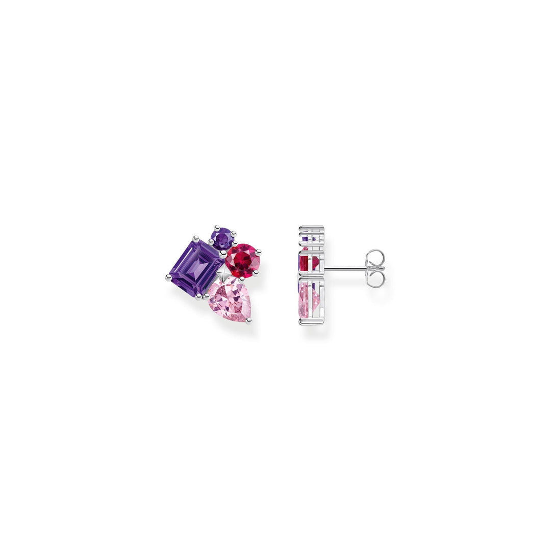 THOMAS SABO Heritage Glam Ear Studs with Colourful Stones TH2275AM