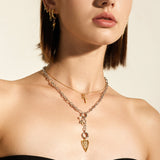 Ania Haie Gold Mini Link Charm Chain Necklace N048-01G