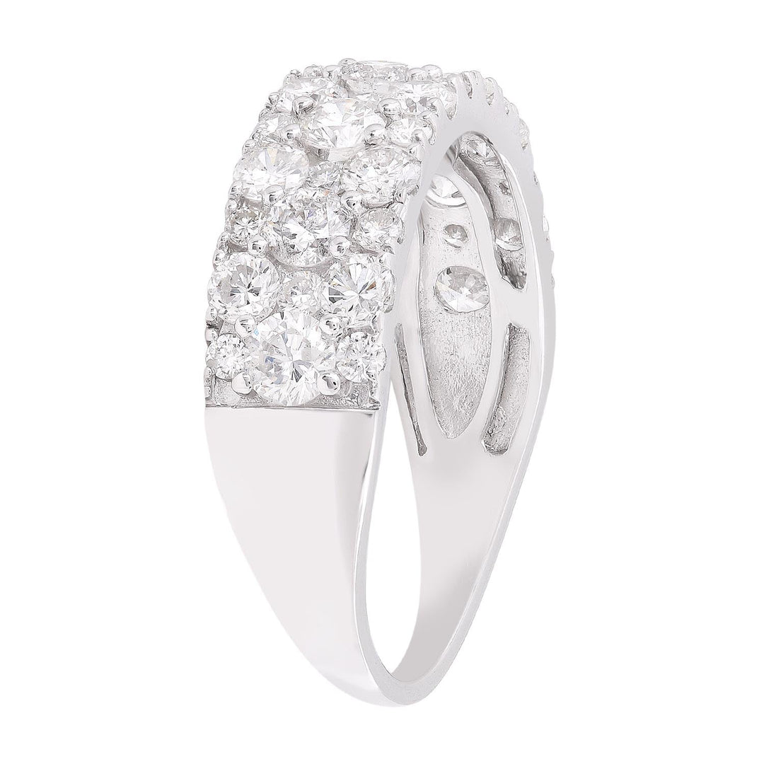 Ring with 2ct Diamonds in 9K White Gold