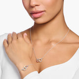 THOMAS SABO Necklace Together with Two Rings Silver Blackened TKE1488MC
