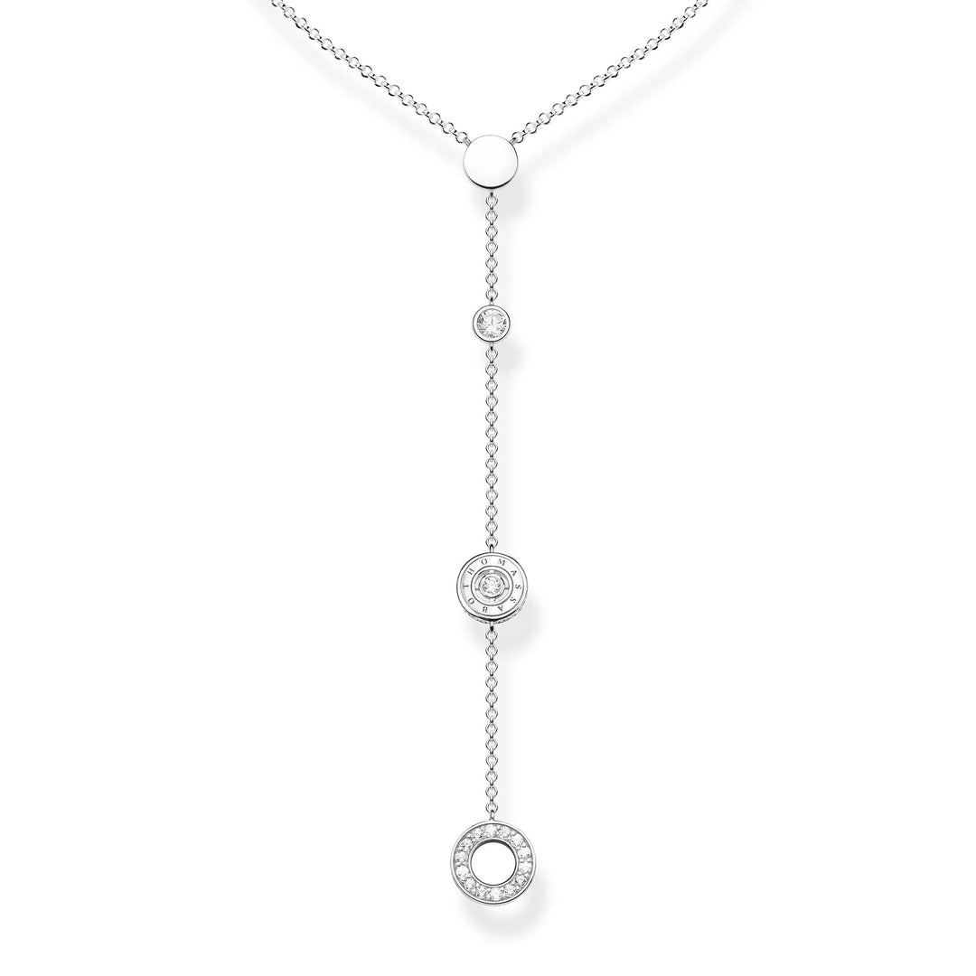 THOMAS SABO Sparkling Circles Silver Necklace TKE1879