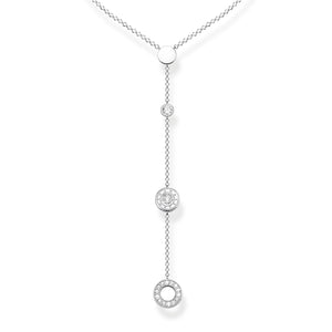 THOMAS SABO Sparkling Circles Silver Necklace TKE1879