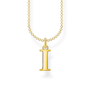 Thomas Sabo Necklace Letter I Gold | The Jewellery Boutique