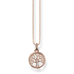 Thomas Sabo Necklace Tree Of Love Rose Gold | The Jewellery Boutique