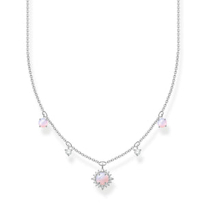 Thomas Sabo Necklace Pink Stone Silver | The Jewellery Boutique