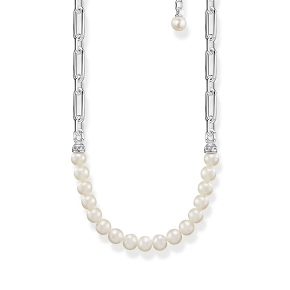 Thomas Sabo KE2125-167-14 Pearl ladies necklace, adjustable | eBay
