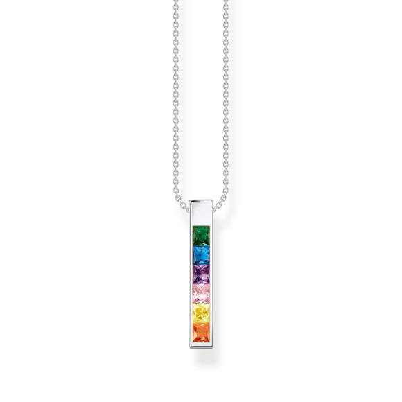 Thomas Sabo Necklace colourful stones silver TKE2113MC