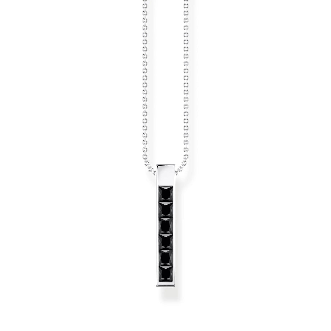 THOMAS SABO Heritage Black Bar Necklace TKE2113BCZ