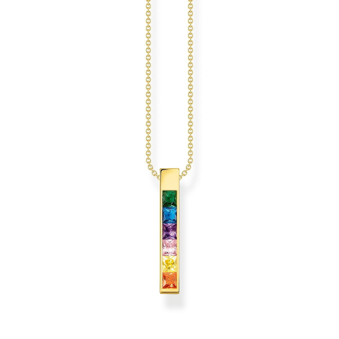 Thomas Sabo Necklace colourful stones gold TKE2113MCY