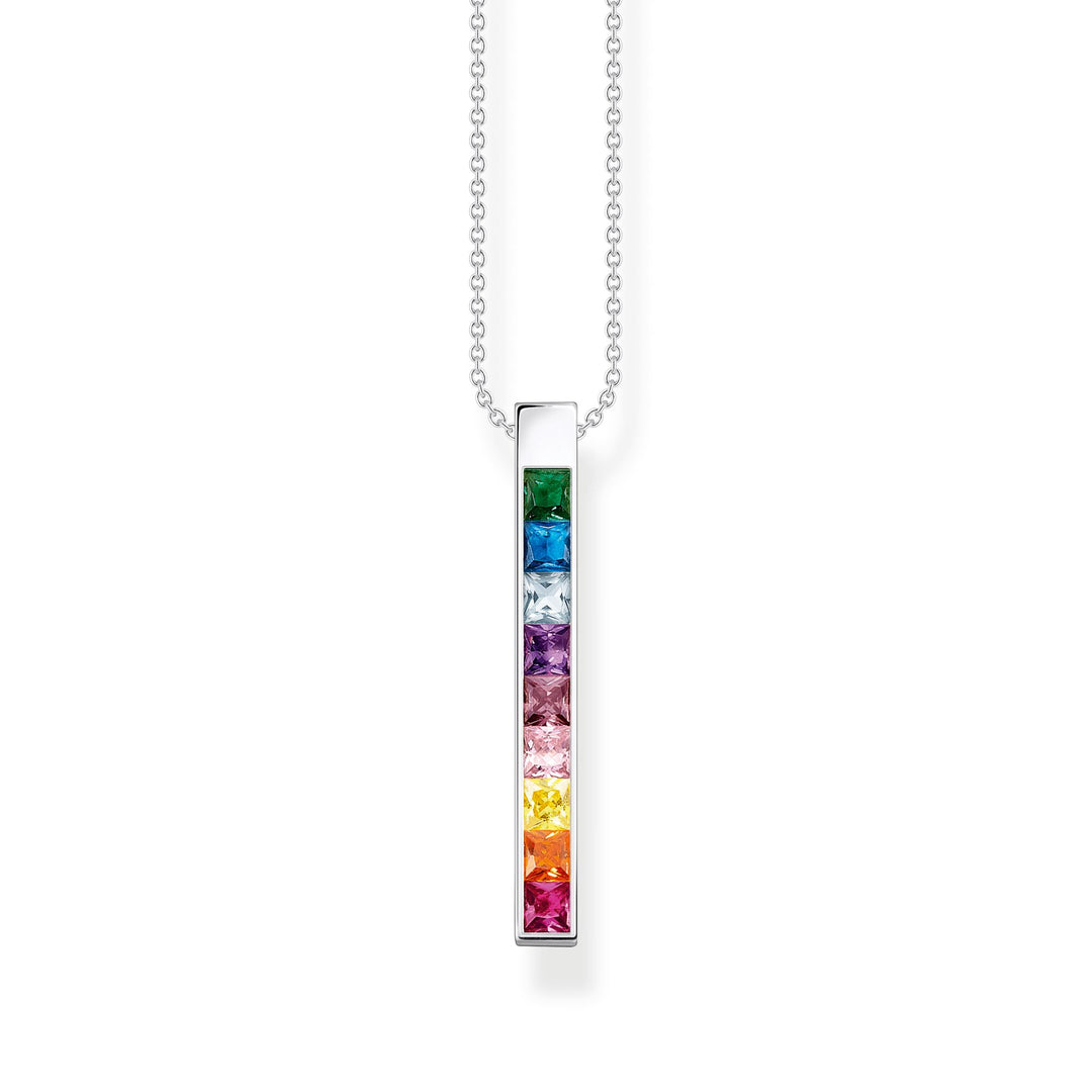 Thomas Sabo Necklace colourful stones silver TKE2146MC