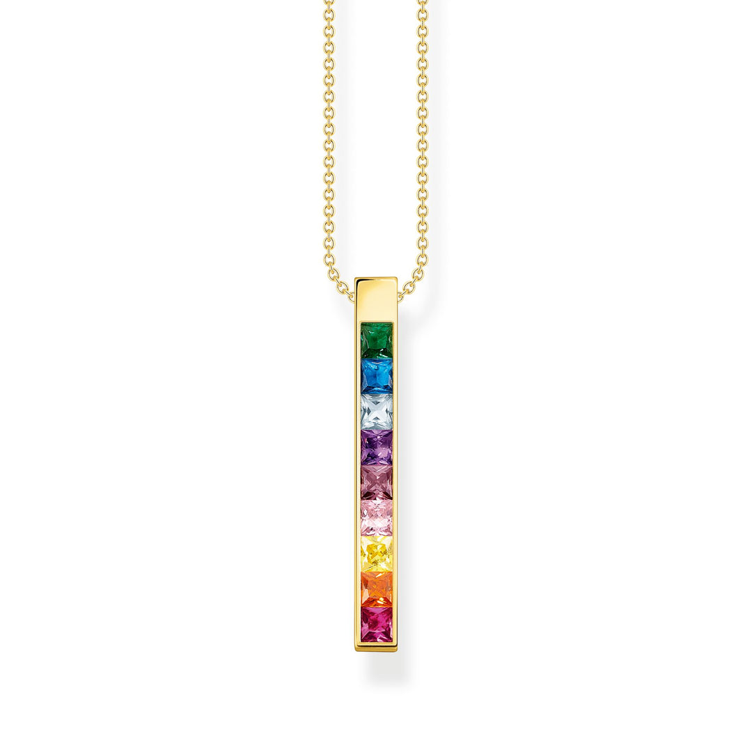 Thomas Sabo Necklace colourful stones gold TKE2146MCY