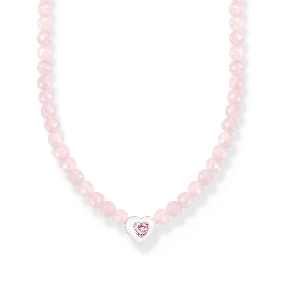 THOMAS SABO Choker Heart With Pink Pearls TKE2181