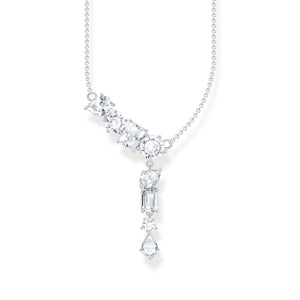 THOMAS SABO Heritage Glam Necklace in Y-Shape with White Zirconia TKE2194