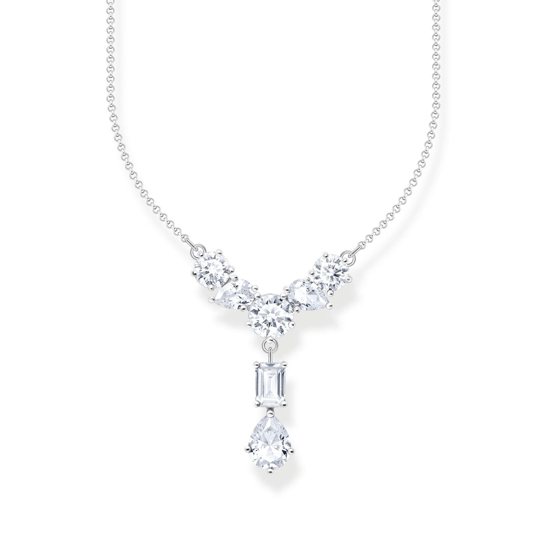 THOMAS SABO Heritage Glam Y-Necklace with White Zirconia Stones TKE2195CZ