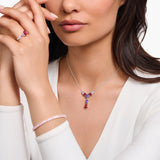 THOMAS SABO Heritage Glam Necklace in Y-Shape with Colourful Stones TKE2195AM