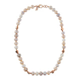 Bronzallure Rosy Ming Pearl Necklace