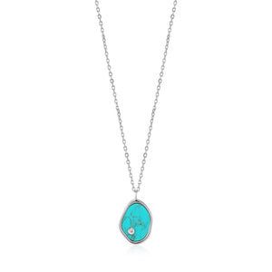 Ania Haie Silver Tidal Turquoise Necklace | The Jewellery Boutique