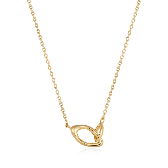 Ania Haie Gold Wave Link Necklace N044-01G