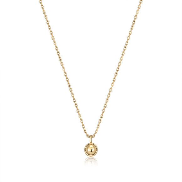 Ania Haie Gold Orb Drop Pendant Necklace N045-01G