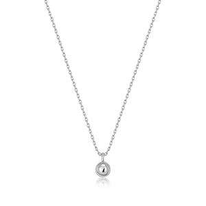 Ania Haie Silver Orb Drop Pendant Necklace N045-01H