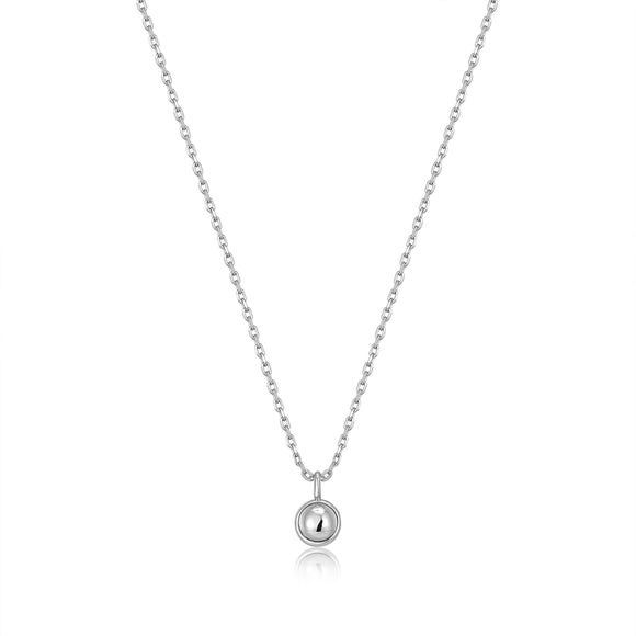 Ania Haie Silver Orb Drop Pendant Necklace N045-01H