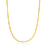 Ania Haie Gold Flat Snake Chain Necklace N046-01G