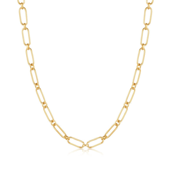 Ania Haie Gold Cable Connect Chunky Chain Necklace N046-02G