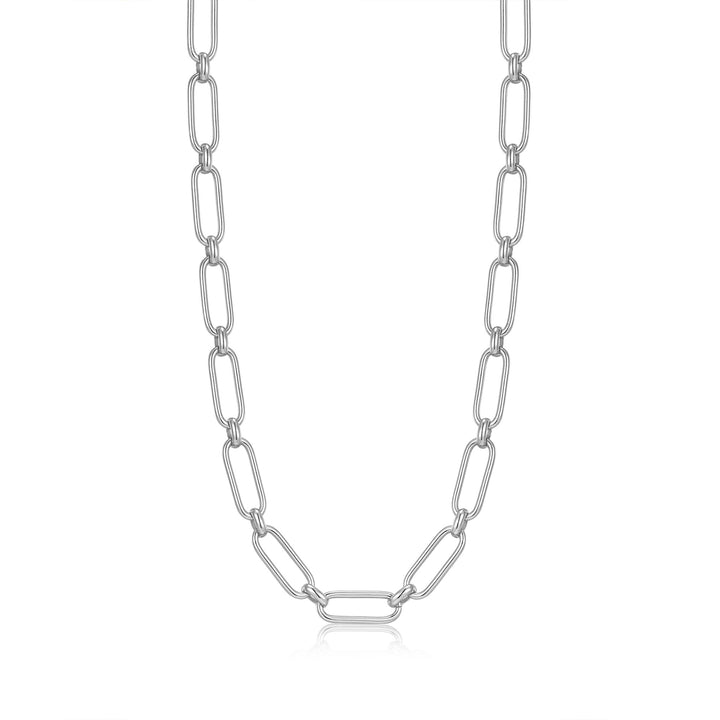 Ania Haie Silver Cable Connect Chunky Chain Necklace N046-02H