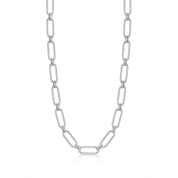 Ania Haie Silver Cable Connect Chunky Chain Necklace N046-02H