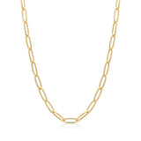 Ania Haie Gold Paperclip Chunky Chain Necklace N046-03G